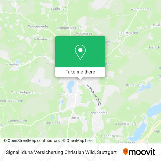 Карта Signal Iduna Versicherung Christian Wild