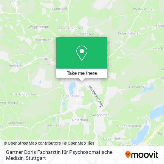 Gartner Doris Fachärztin für Psychosomatische Medizin map