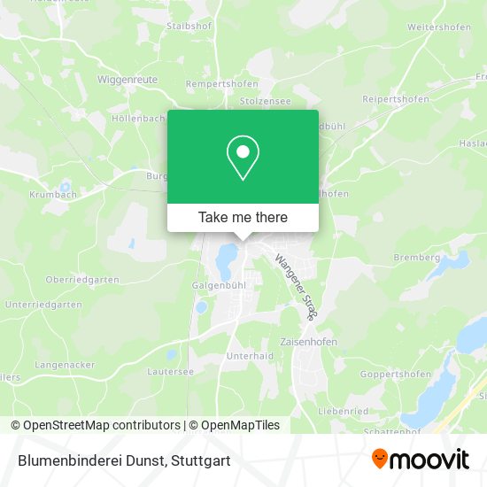 Blumenbinderei Dunst map