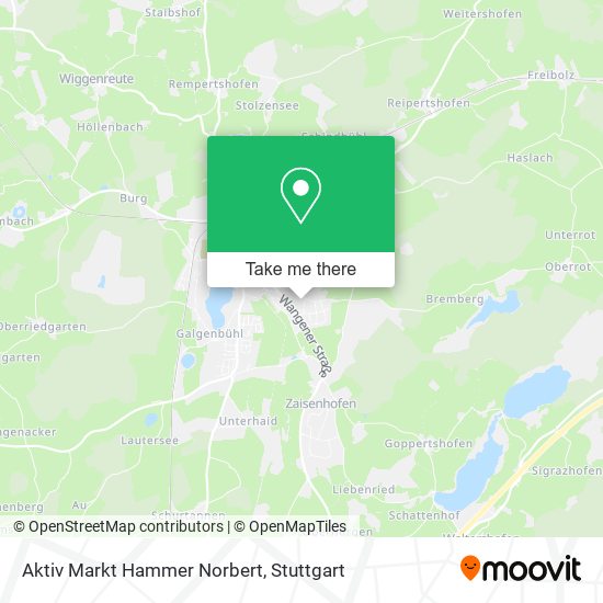 Aktiv Markt Hammer Norbert map