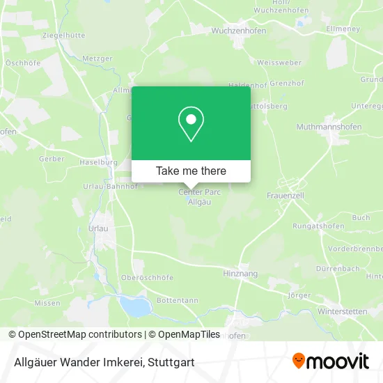 Карта Allgäuer Wander Imkerei