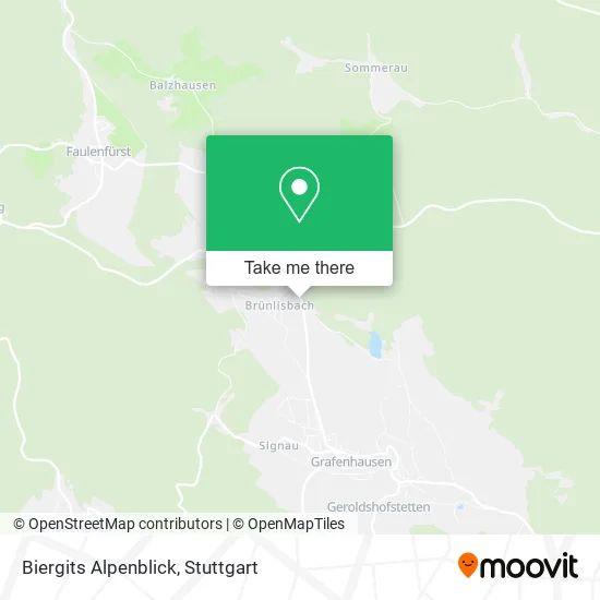 Карта Biergits Alpenblick
