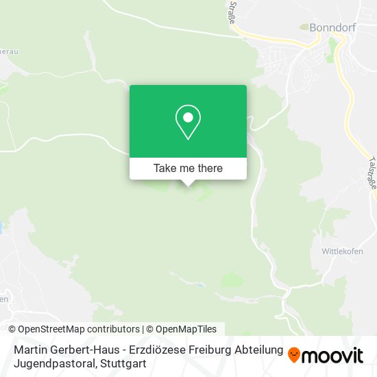 Martin Gerbert-Haus - Erzdiözese Freiburg Abteilung Jugendpastoral map