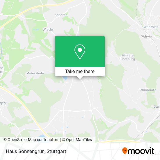 Haus Sonnengrün map