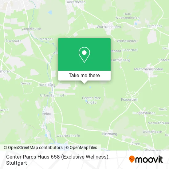Карта Center Parcs Haus 658 (Exclusive Wellness)