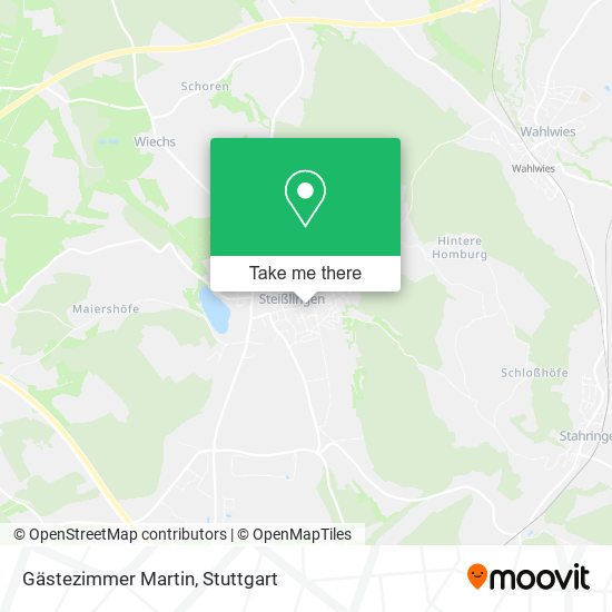 Gästezimmer Martin map