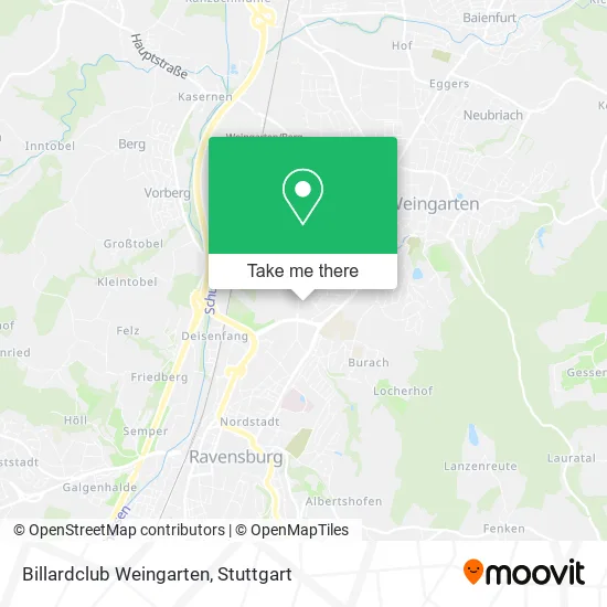 Карта Billardclub Weingarten
