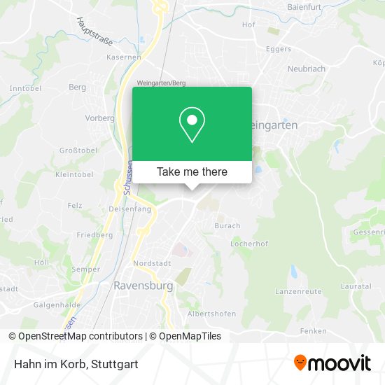 Карта Hahn im Korb