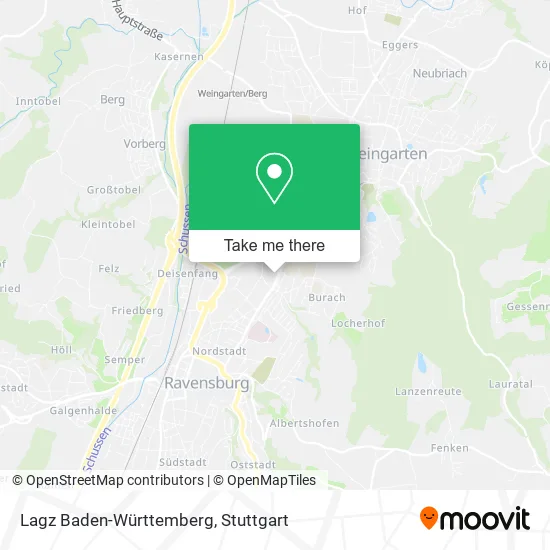 Карта Lagz Baden-Württemberg