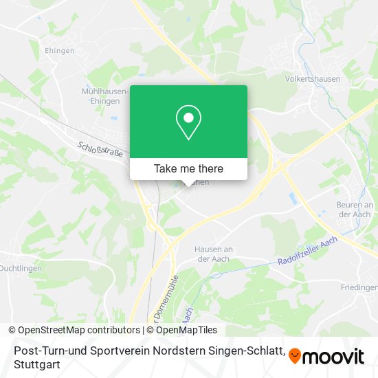 Post-Turn-und Sportverein Nordstern Singen-Schlatt map