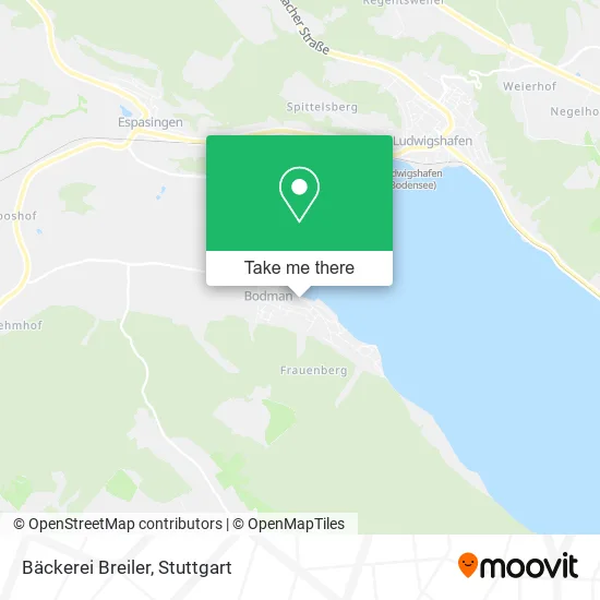 Карта Bäckerei Breiler