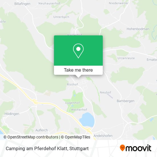 Карта Camping am Pferdehof Klatt