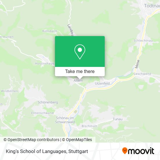 King's School of Languages map
