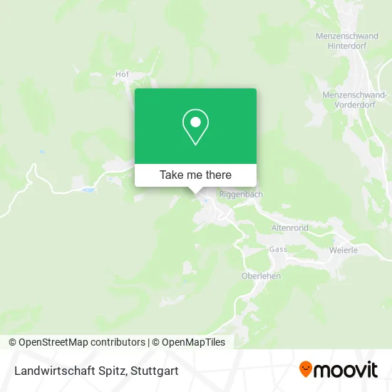 Карта Landwirtschaft Spitz