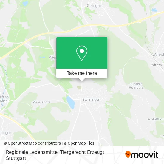 Карта Regionale Lebensmittel Tiergerecht Erzeugt.