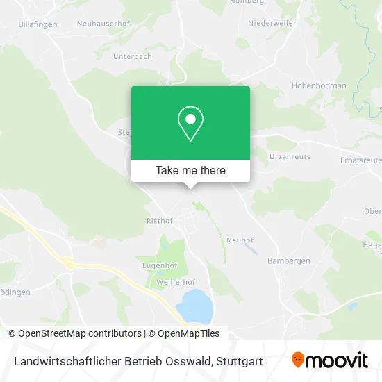 Карта Landwirtschaftlicher Betrieb Osswald