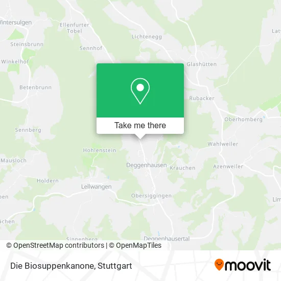 Карта Die Biosuppenkanone