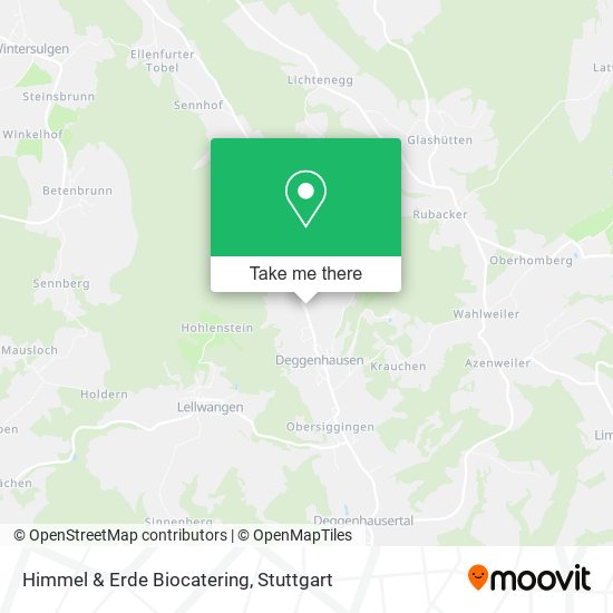 Himmel & Erde Biocatering map