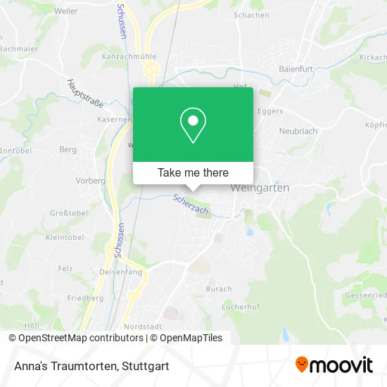 Карта Anna's Traumtorten