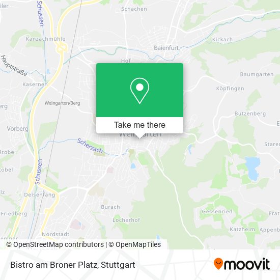 Карта Bistro am Broner Platz
