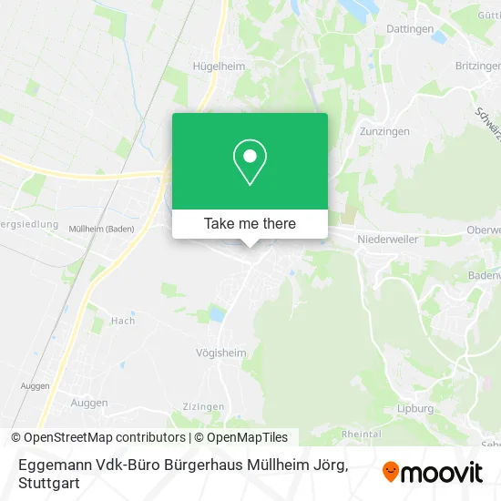 Карта Eggemann Vdk-Büro Bürgerhaus Müllheim Jörg