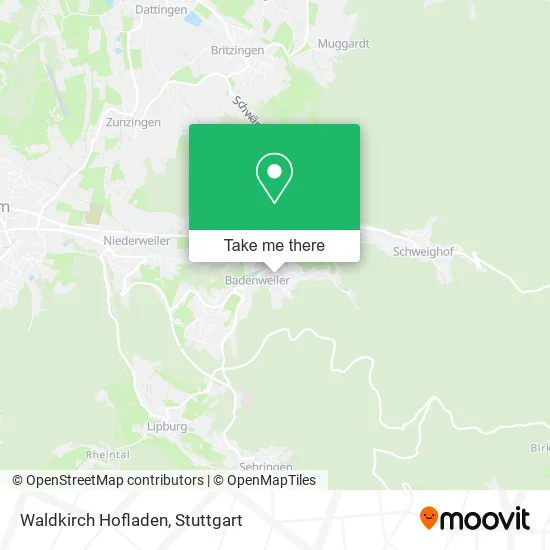 Карта Waldkirch Hofladen