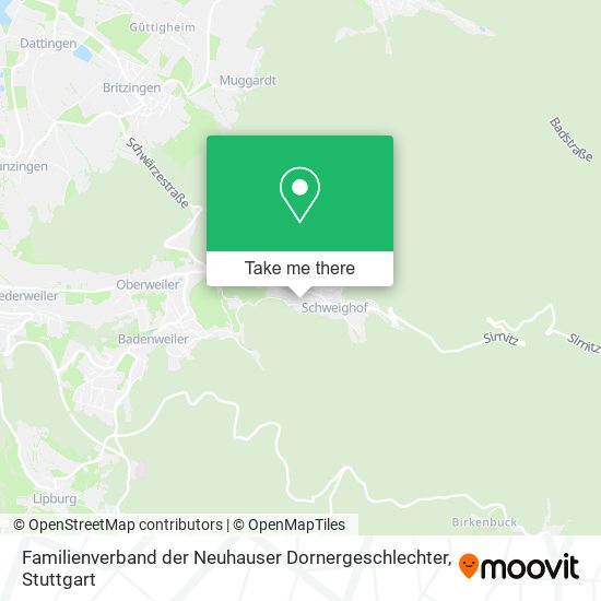 Карта Familienverband der Neuhauser Dornergeschlechter