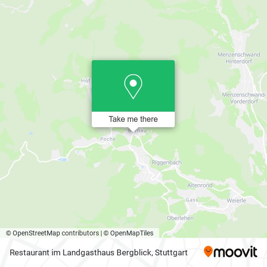 Restaurant im Landgasthaus Bergblick map