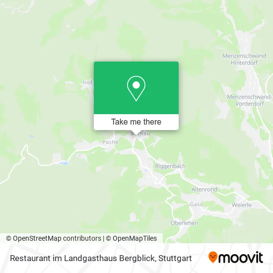 Карта Restaurant im Landgasthaus Bergblick