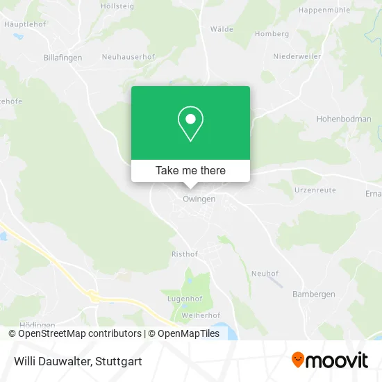 Карта Willi Dauwalter