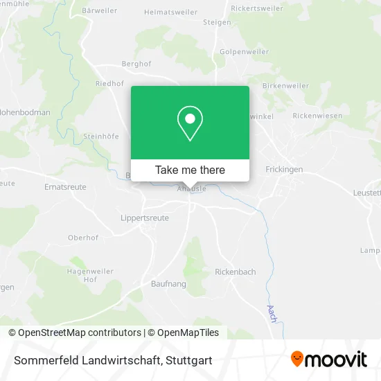 Карта Sommerfeld Landwirtschaft