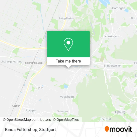 Карта Binos Futtershop