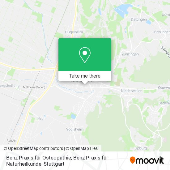 Benz Praxis für Osteopathie, Benz Praxis für Naturheilkunde map