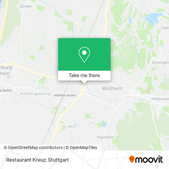 Карта Restaurant Kreuz