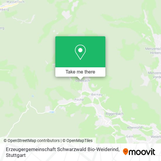 Erzeugergemeinschaft Schwarzwald Bio-Weiderind map