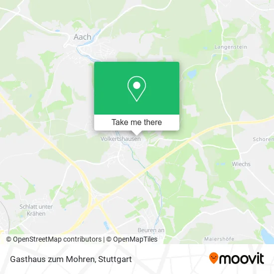Карта Gasthaus zum Mohren