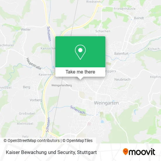 Карта Kaiser Bewachung und Security