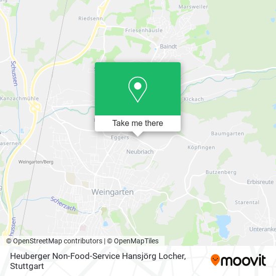 Heuberger Non-Food-Service Hansjörg Locher map