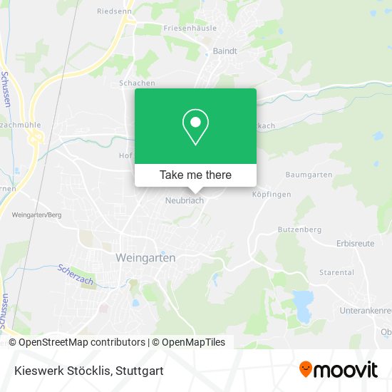 Kieswerk Stöcklis map