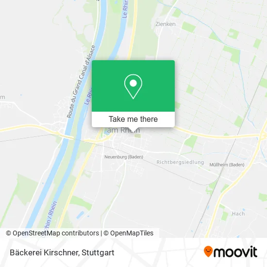 Карта Bäckerei Kirschner