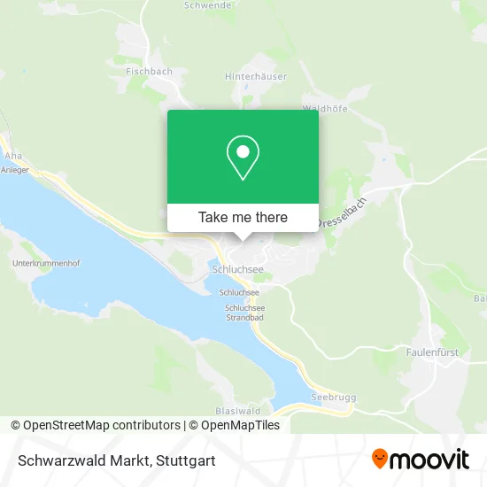 Карта Schwarzwald Markt