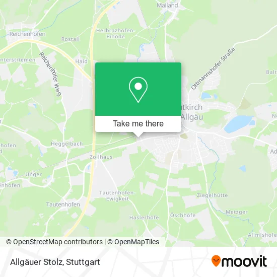 Карта Allgäuer Stolz