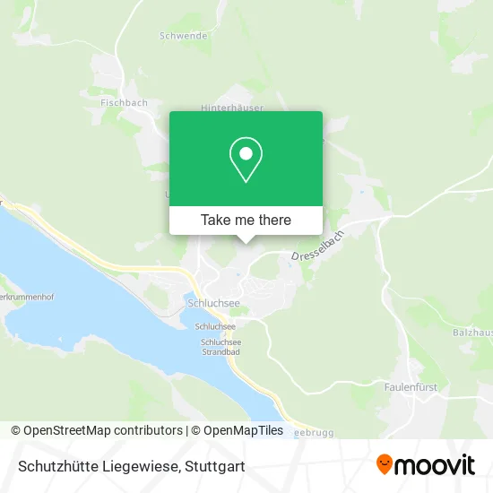 Карта Schutzhütte Liegewiese