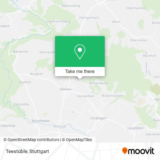Карта Teestüble