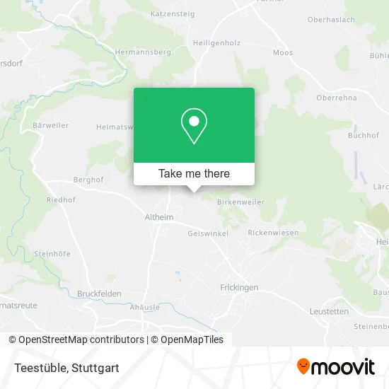Карта Teestüble