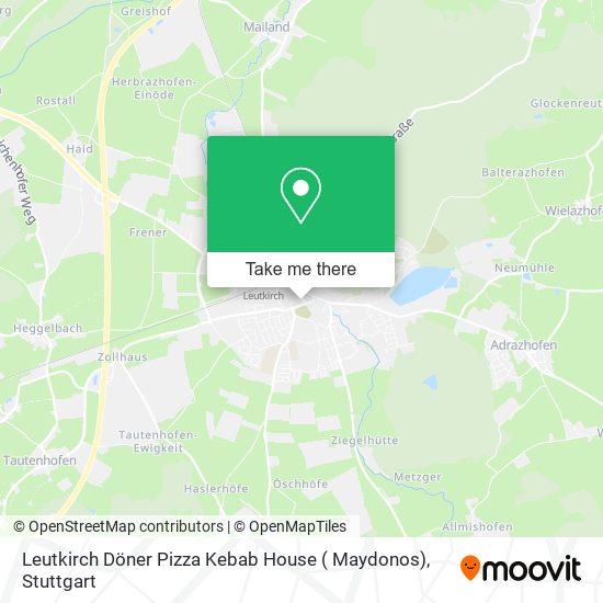 Leutkirch Döner Pizza Kebab House ( Maydonos) map