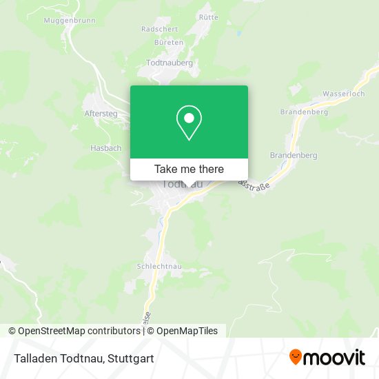 Talladen Todtnau map