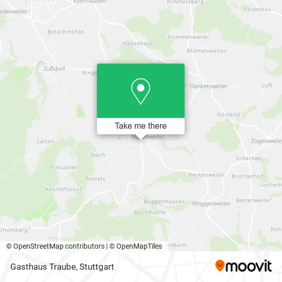 Карта Gasthaus Traube