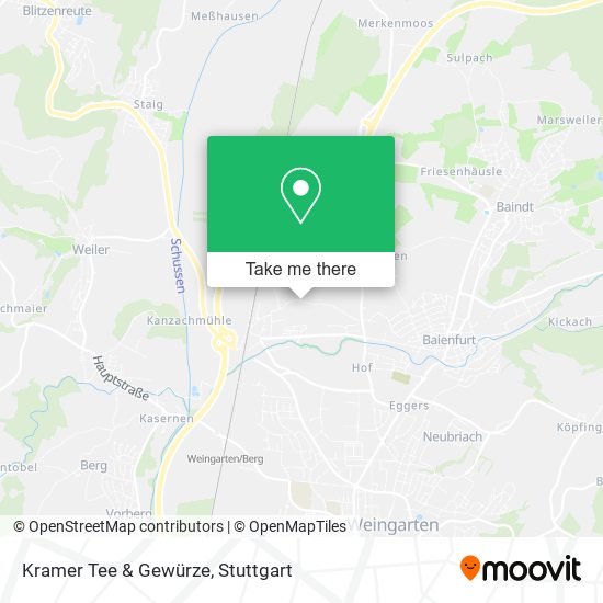 Kramer Tee & Gewürze map