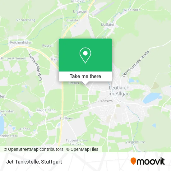 Карта Jet Tankstelle